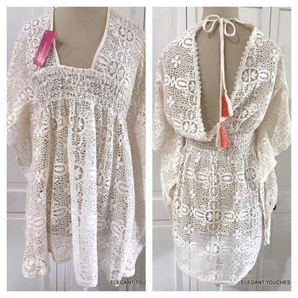 Women's Swimsuit Cover Up S / M Xhilaration Lace Sheer Sarong Wrap BUNDLE of 5 - Picture 2 of 10